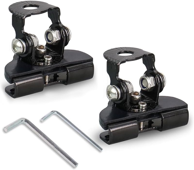Suportes para barra de luz LED automotiva Lonuxi em aço inoxidável – 2 unidades
