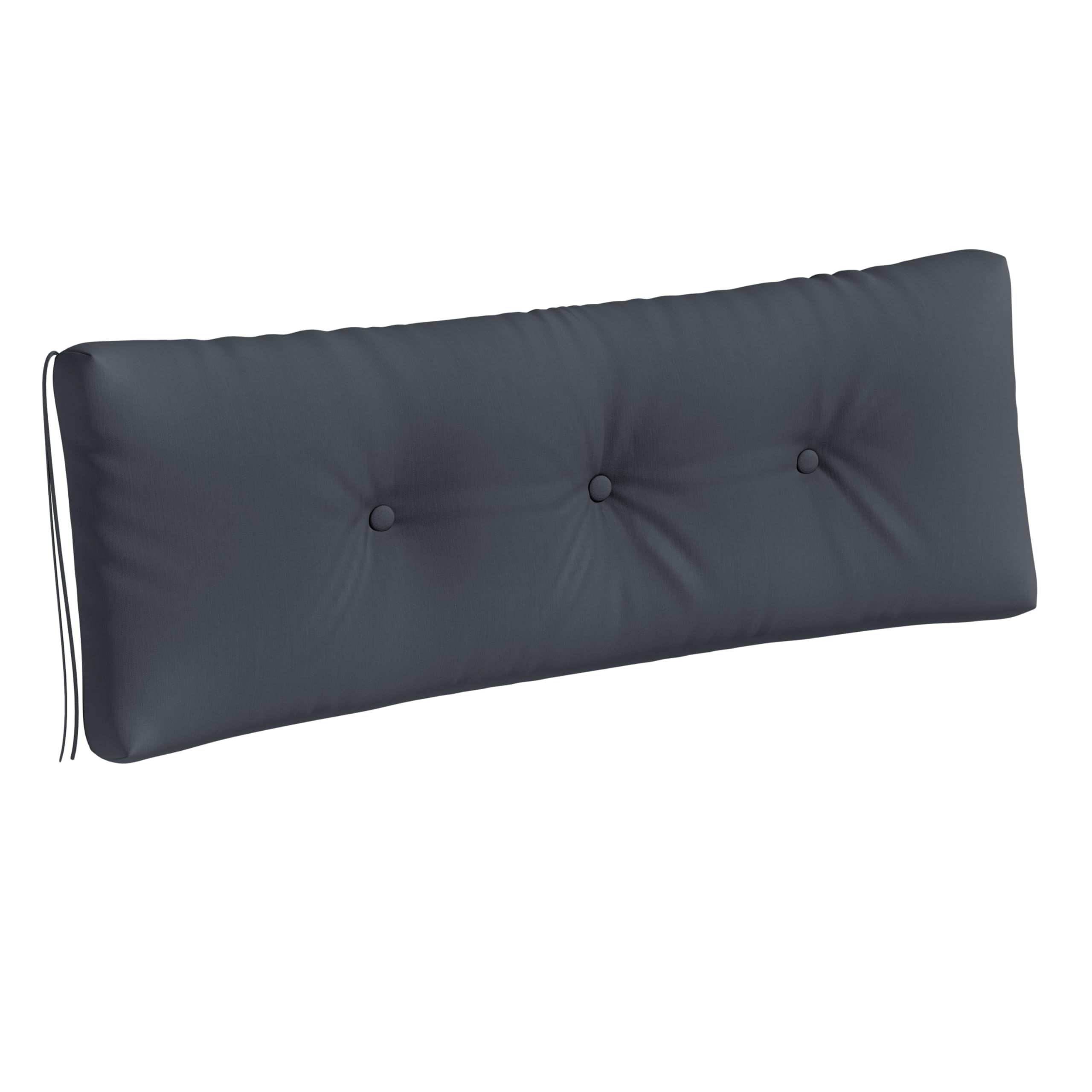 Palettenkissen Rückenlehne 120x40 cm – Gartensofakissen, gestepptes Rückenpolster für Palettenmöbel, Terrasse & Sofa