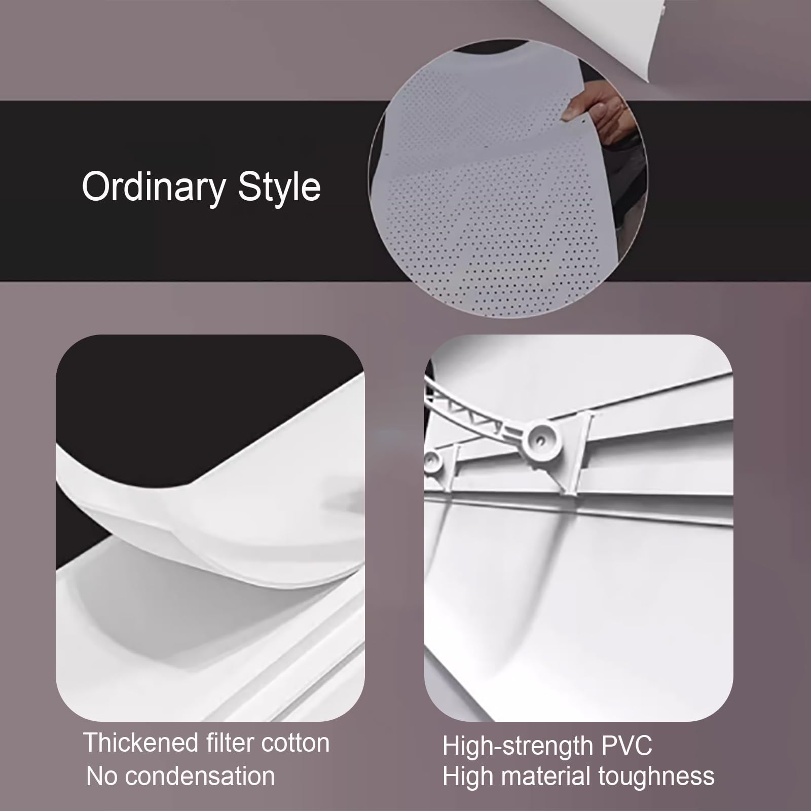 Deflettore Condizionatore Universale, Deflettore Per Condizionatore Universal, Anti-soffiaggio Diretto, Facile da Installare, per Camera da Letto, Ufficio(33.9in/86cm)