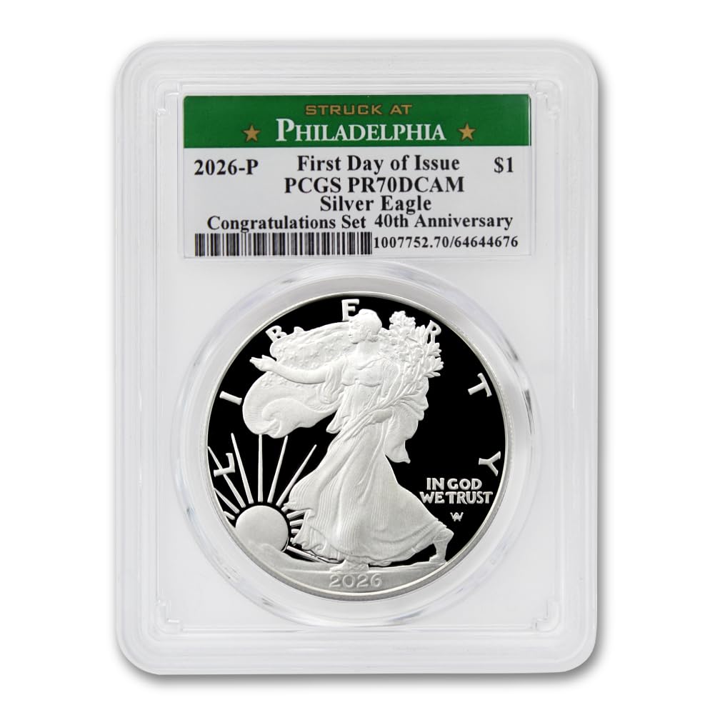 2026 P 1 oz American Silver Eagle Proof Coin PR-70 Deep Cameo