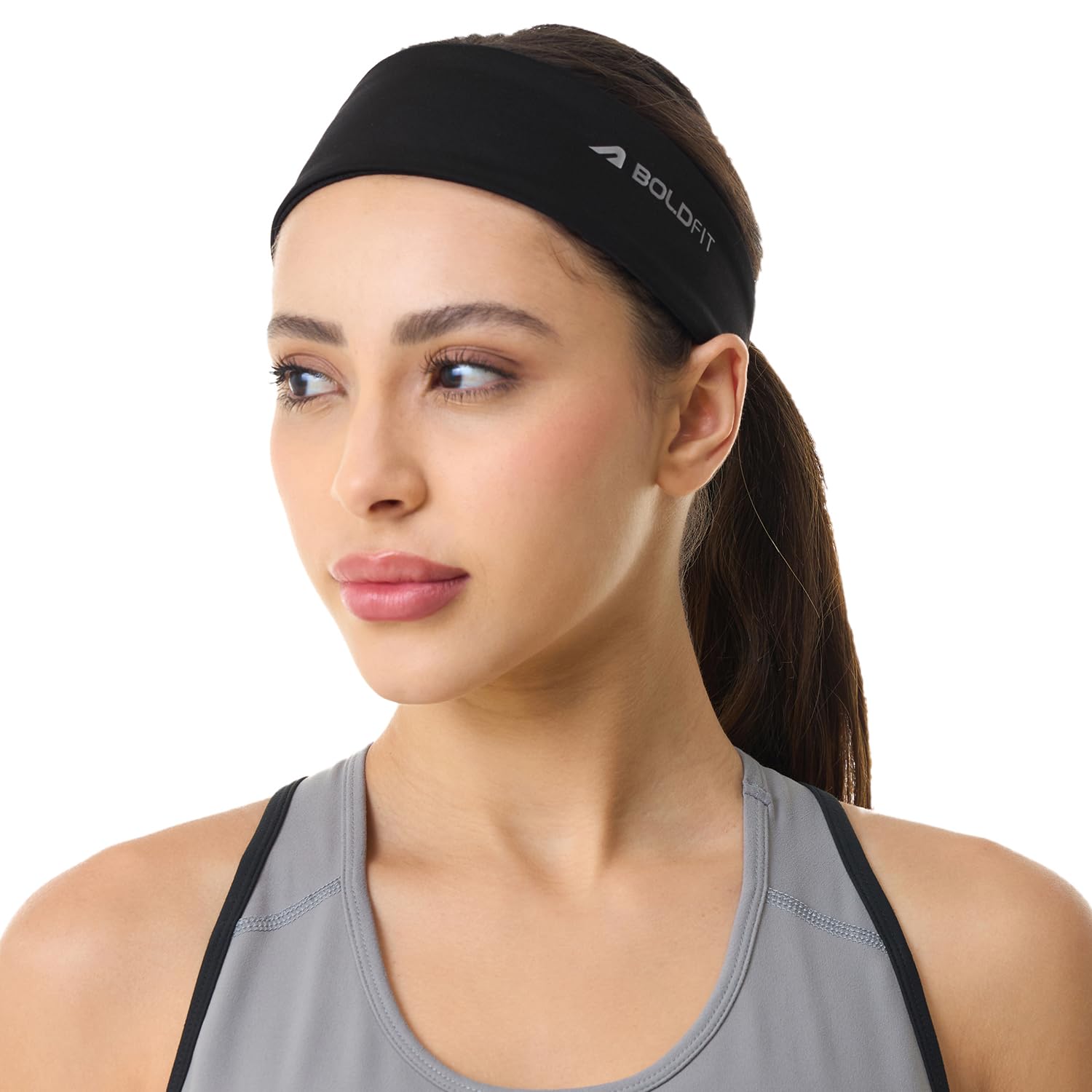 Boldfit Polyester Blend Head Band for Man Sports Head Bandana for Men & Women Gym Hair Band for Men Workout, Running Breathable, Non-Slip & Quick Drying Head Bands for Long Hair