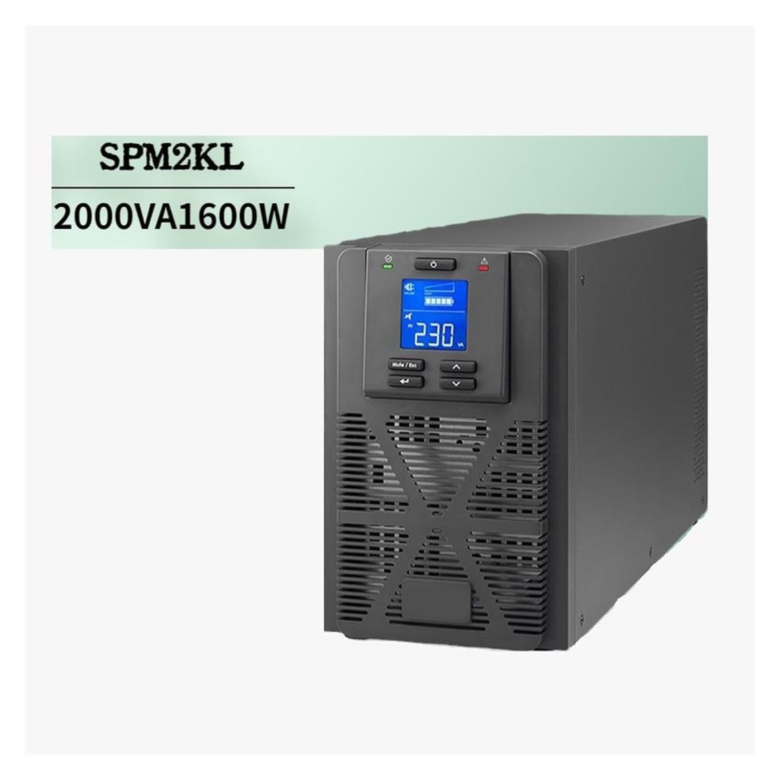 UPS en línea, alimentación ininterrumpida 2000VA 1600W SPM2KL