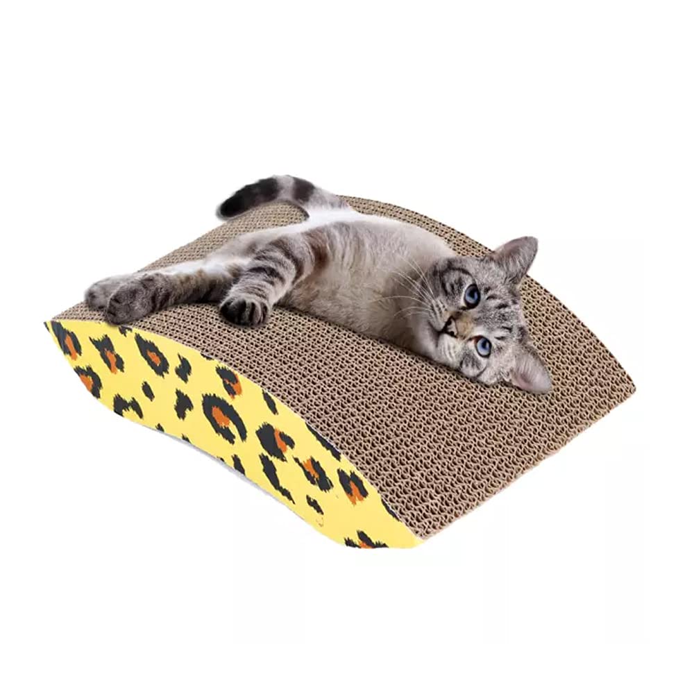 BLACKDOG Cat Toys Corrugated Scratching Pad Toy with Catnip Grass, Color May Vary, Large (B07WRF2LK8) Amazon Price History, Amazon Price Tracker