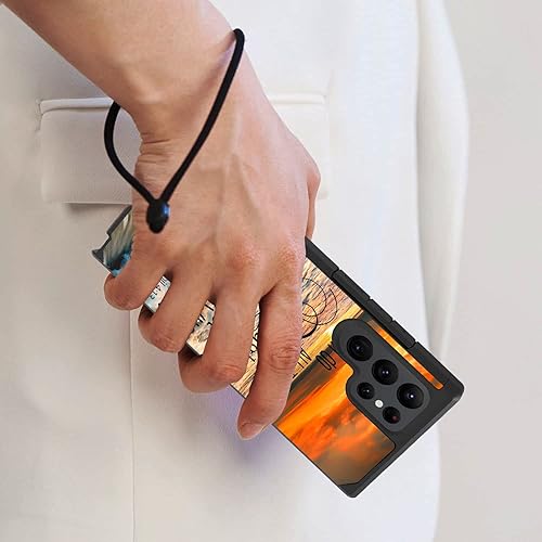 Miniatura 6 de FQTBCEARI Funda para Galaxy S22 Ultra, con citas de versículo bíblico cristiano Phil 4-13, diseño 2 en 1, híbrida de policarbonato duro y silicona