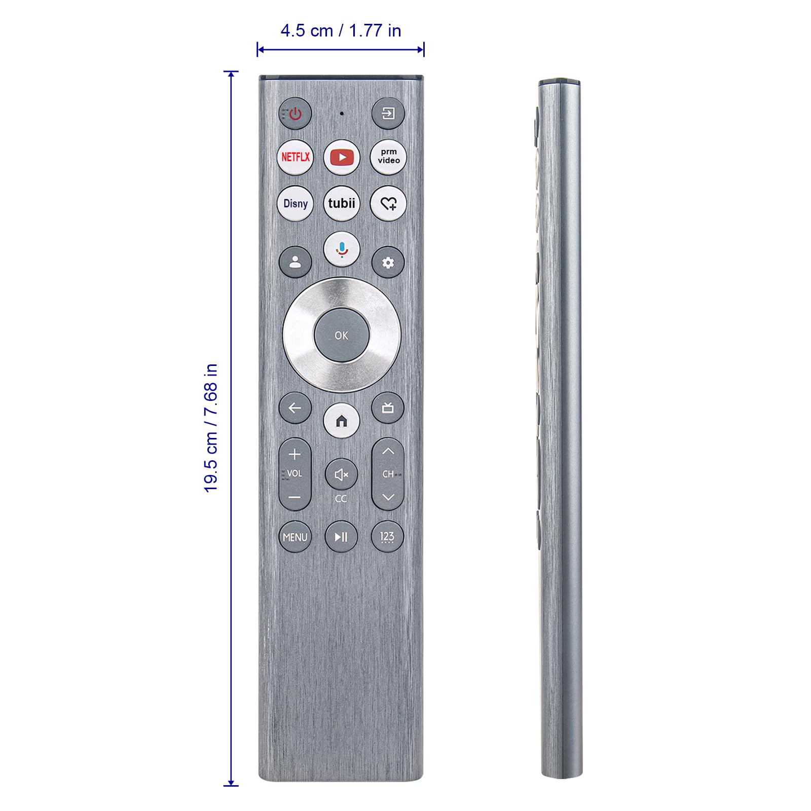 New Replacement ERF6A80 Voice Remote Control with Backlit Fit for