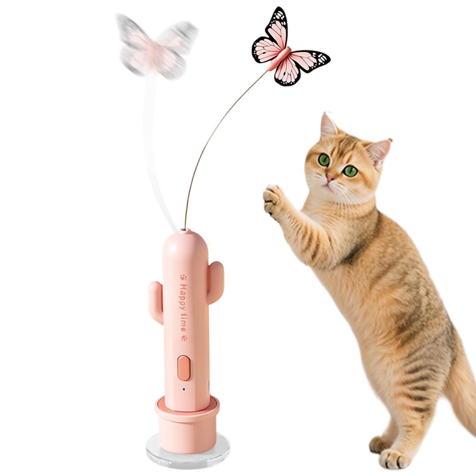 Juguete interactivo para gatos que evita el aburrimiento con juego autónomo