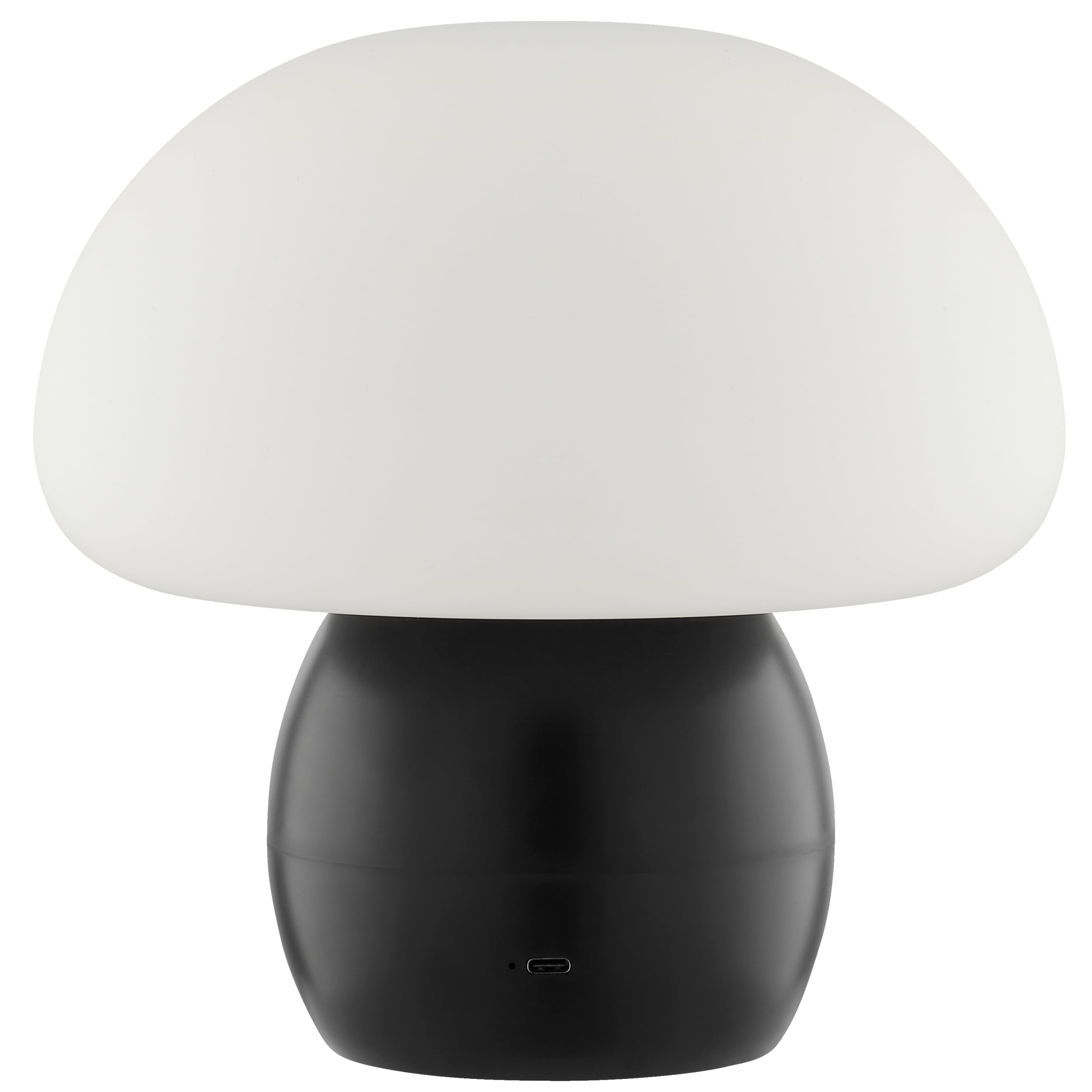 Lightbox LED Tischleuchte, 230 Lumen, 2700 Kelvin, Ø 22 cm, Höhe 22 cm, | LED Tischleuchte, 230 Lumen, 2700 Kelvin, Ø 22 cm, Höhe 22 cm, 3-stufig dimmbar per Touch, Wireless Charging, USB,