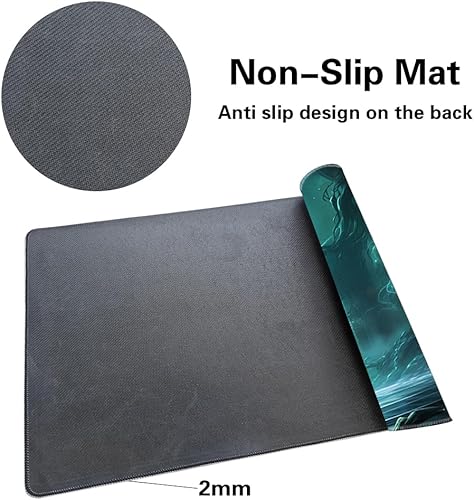 Miniatura 73 de MTG - Tapete de juego de 24 x 14 pulgadas, bolsas de almacenamiento con parte trasera antideslizante, ideal para entusiastas de los juegos de sin