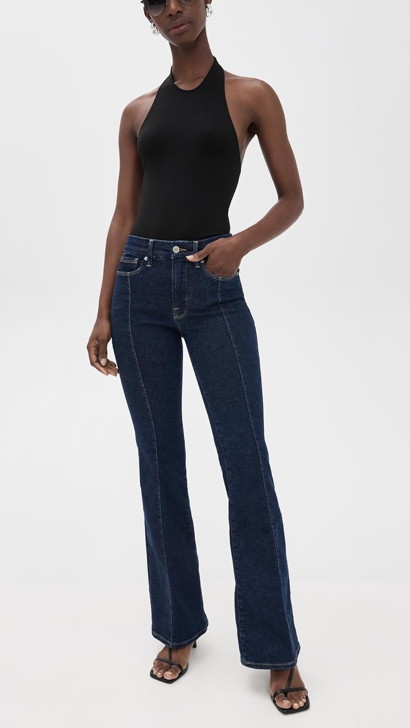 WHITE001 GOOD LEGS FLARED JEANS - Image 5