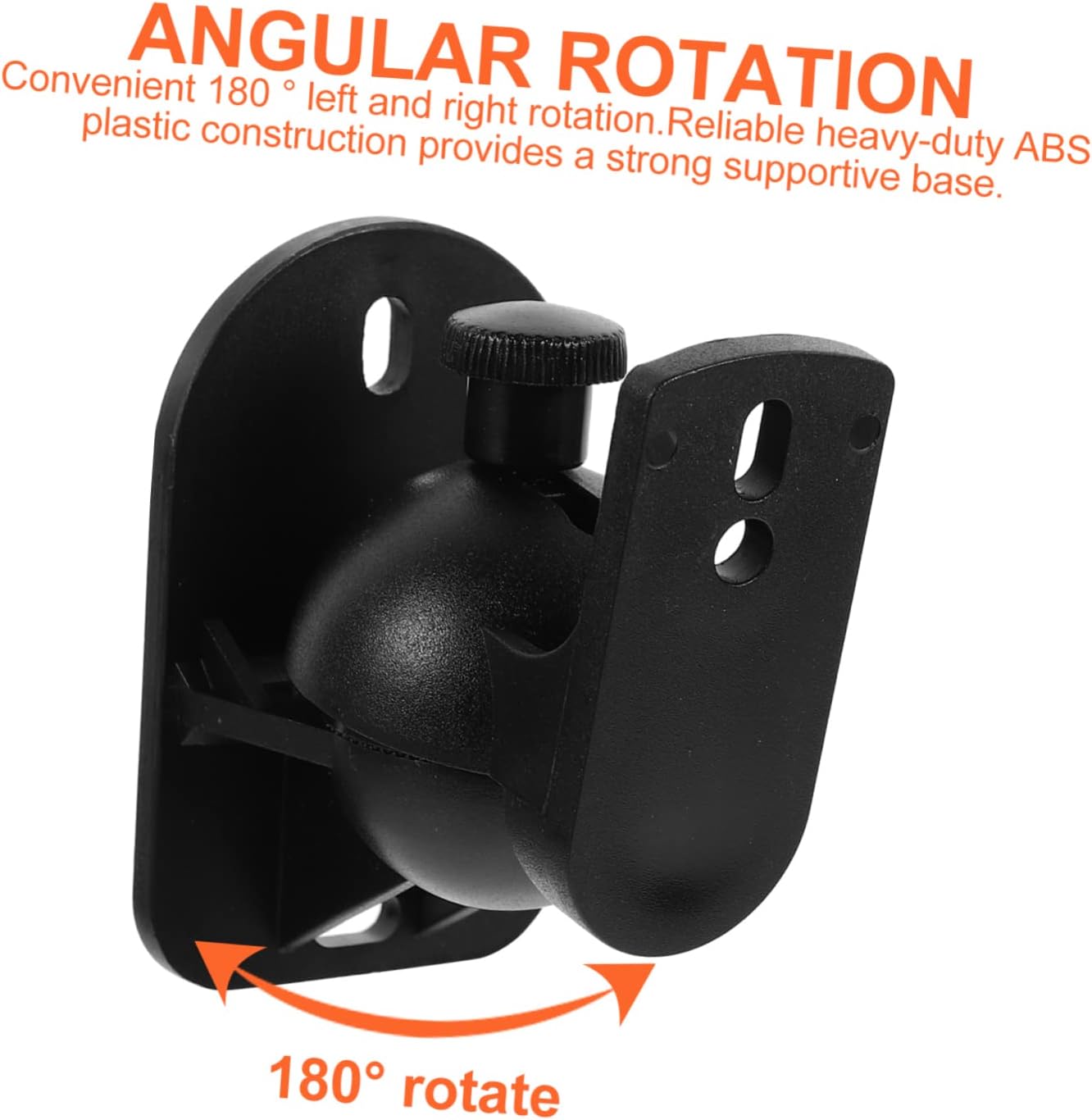 6sets Surround Sound Wall Mount Bracket Speaker Mounts for Home Theater Easy Installation for Living Room Bedroom Kitchen and Workout Spaces