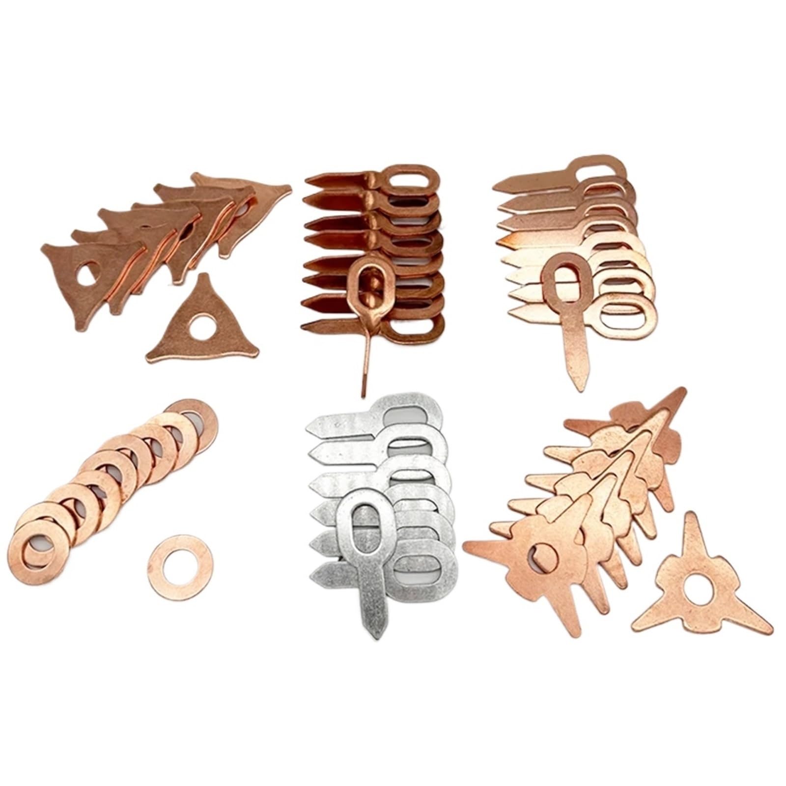 Dent Pulling Straight Washer 200pcs Car Dent Repair Pulling Pad Washer Kit - Copper Plated Steel Accessories for Spot Welder(Repair Triangle)
