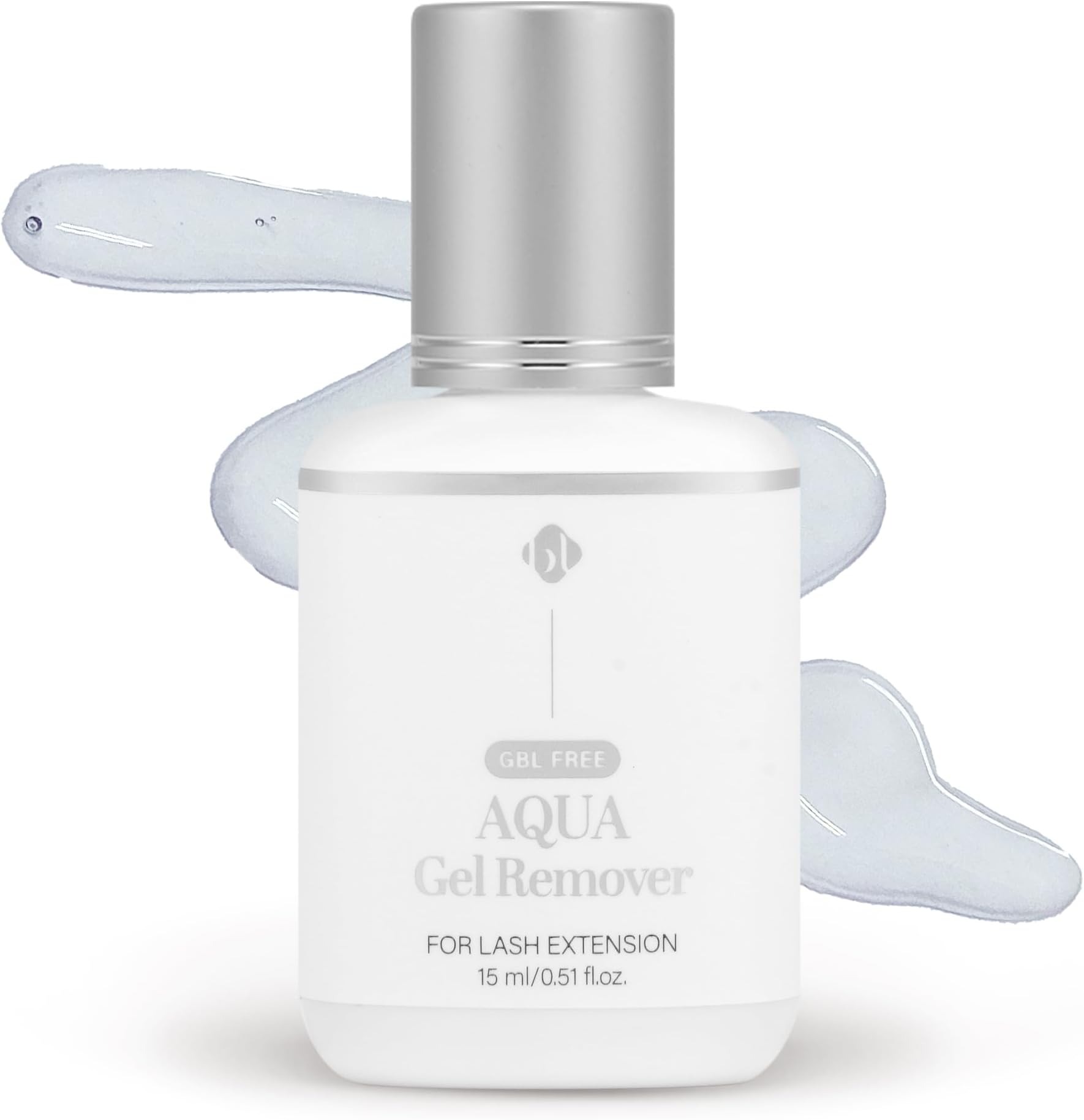 BL Lashes(Blink Lash) Aqua Gel Glue Remover For Eyelash Extension, Alcohol Acetone GBL Free, Low Irritation, Suitable for Sensitive Skin, Fast Action Dissolves Strong Glue in 2 Minutes, 0.51 oz