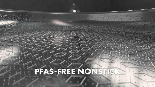 Image of GreenPan Spectra 12 inch Wok Pan with Lid, Hybrid Tri-Ply Stainless Steel, PFAS-Free Ceramic Nonstick Textured Cooking Surface, Induction Cookware, Diswasher Safe, Oven & Broiler Temp to 850˚F