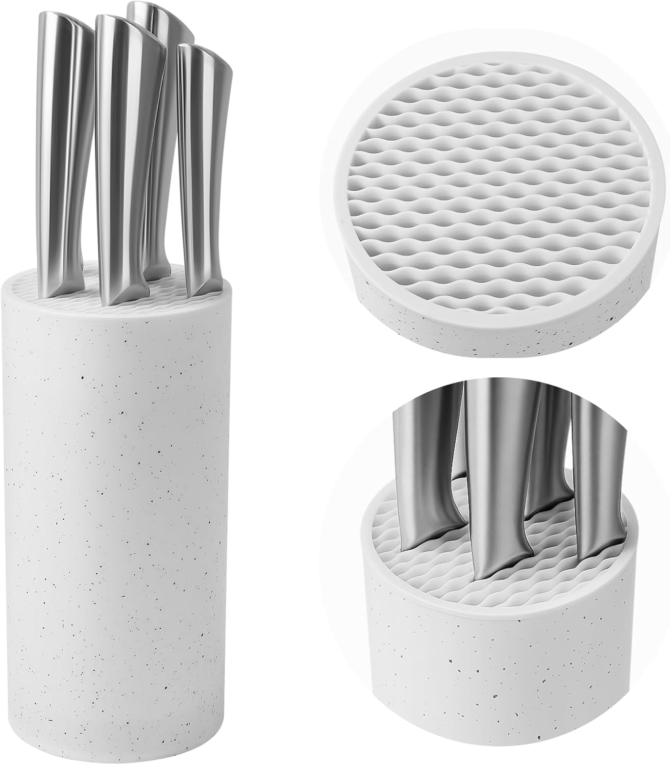 Detachable Universal Knife Block for Space-Saving Kitchen Storage Detachable Universal Knife Block for Space-Saving Kitchen Storage