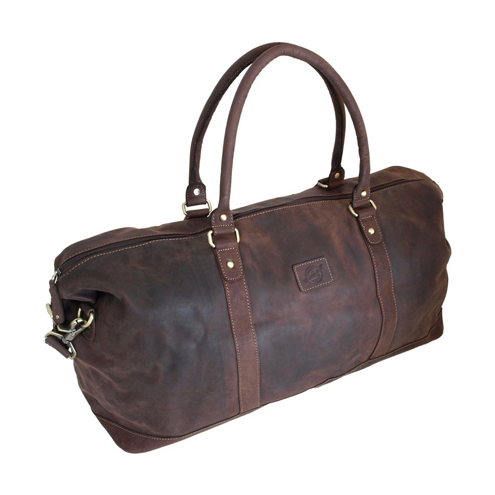 Shalimar Kilmore Reisetasche aus geöltem Leder im Vintage-Stil, 65 x 23 x 29 cm
