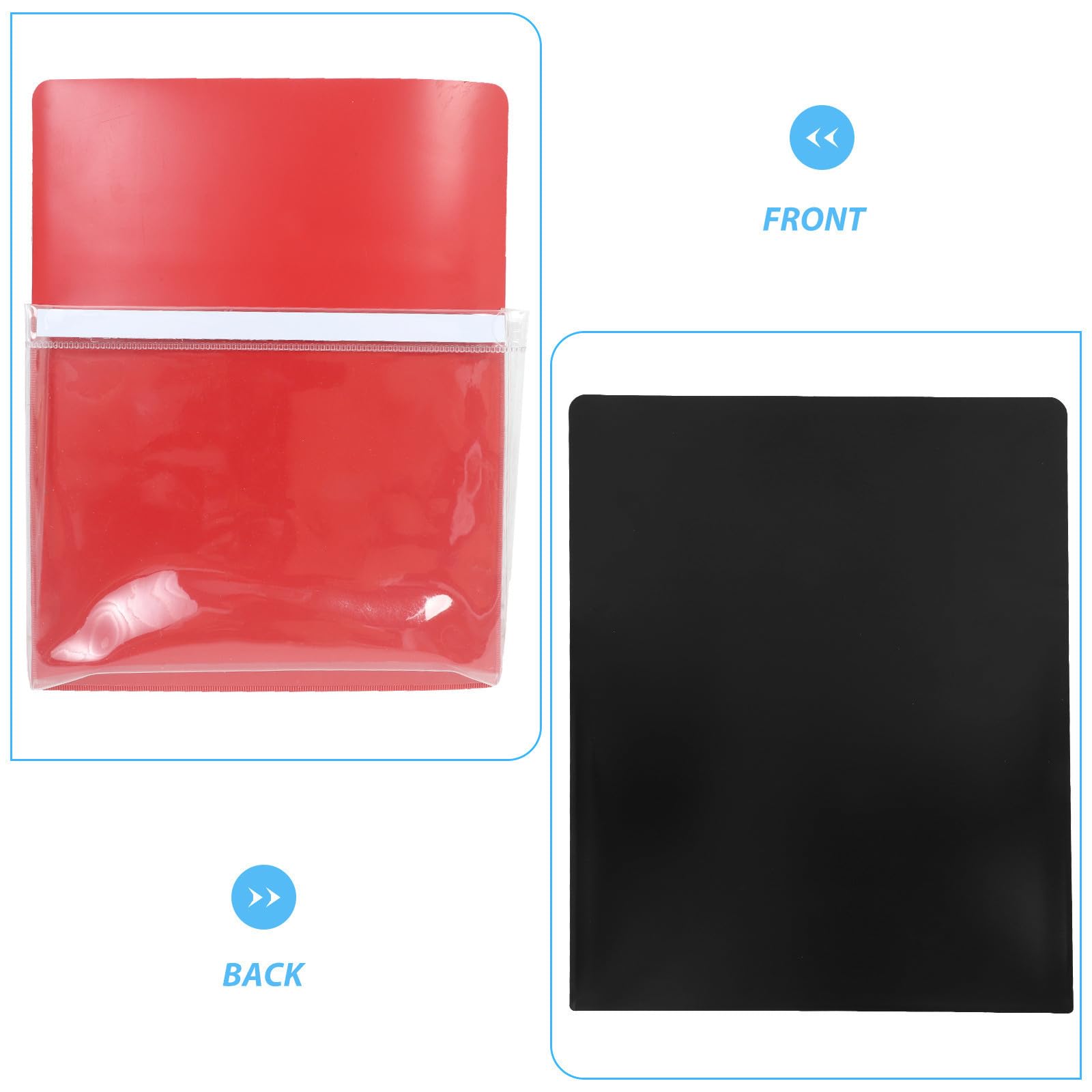 5 Stück Magnetischer Aktenhalter aus Pvc für Dokumente und Stifte