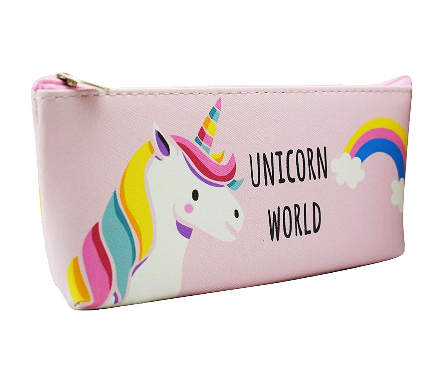 Conjoin Unicorn Printed Zipper Closer Pencil Case Coin Stationery Pouch for School Travel, Soft Convas Costmetic Bag for Unicorn Lovers, Girls & Kids, (Pack of 1) (B0C4P8ND5M) Amazon Price History, Amazon Price Tracker