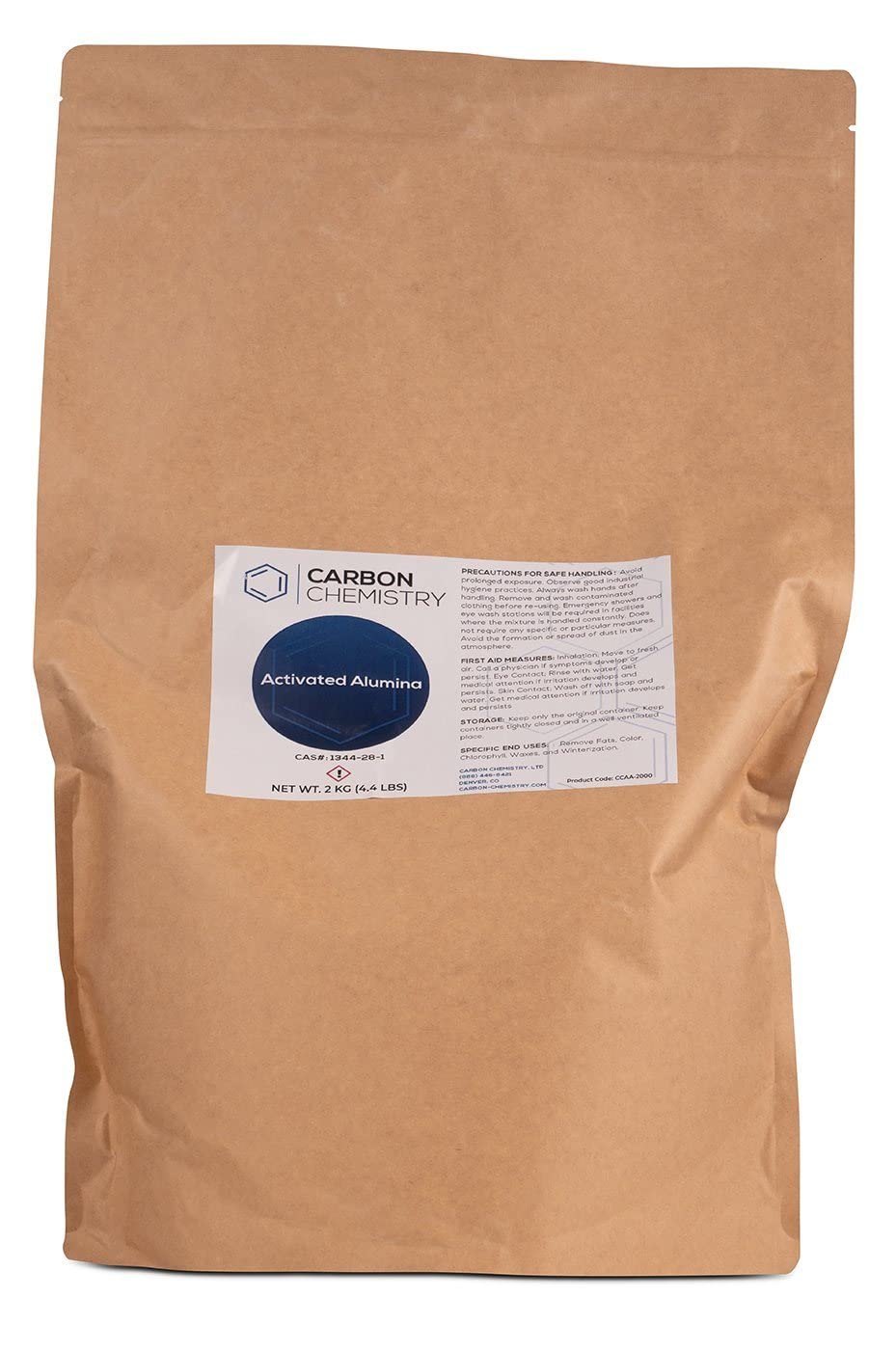 Carbon Chemistry LTD Carbon Chemistry Activated Alumina 14x28 Mesh Size 500 Grams