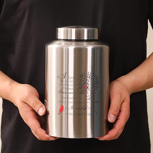 Vista 6 de Tree of Life - Urnas de ángel originales para cenizas adultas masculinas/femeninas, hasta 220 libras, incluye bolsa de terciopelo