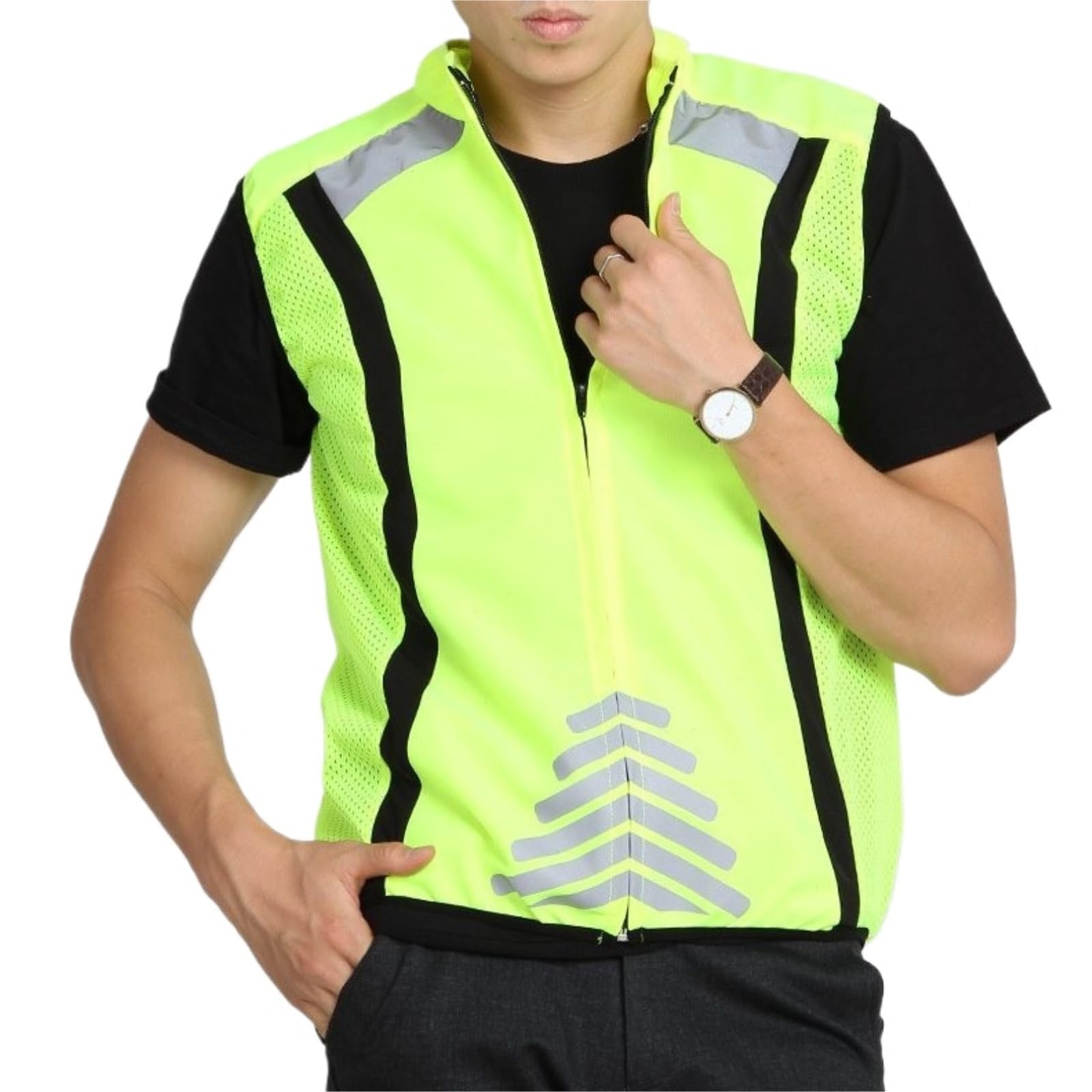 Chaleco Reflectante For Ciclismo, Camiseta De Seguridad For Deportes Al Aire Libre