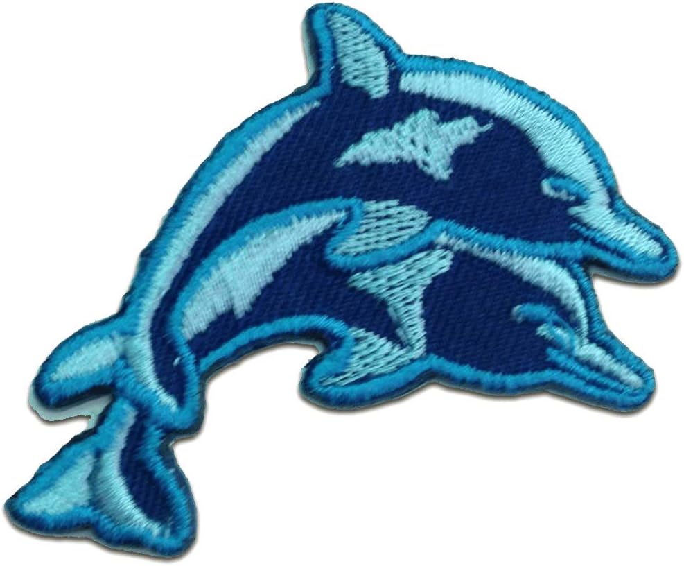 bambino delfino Toppe termoadesive Patch Toppa ricamate, misura 6,9