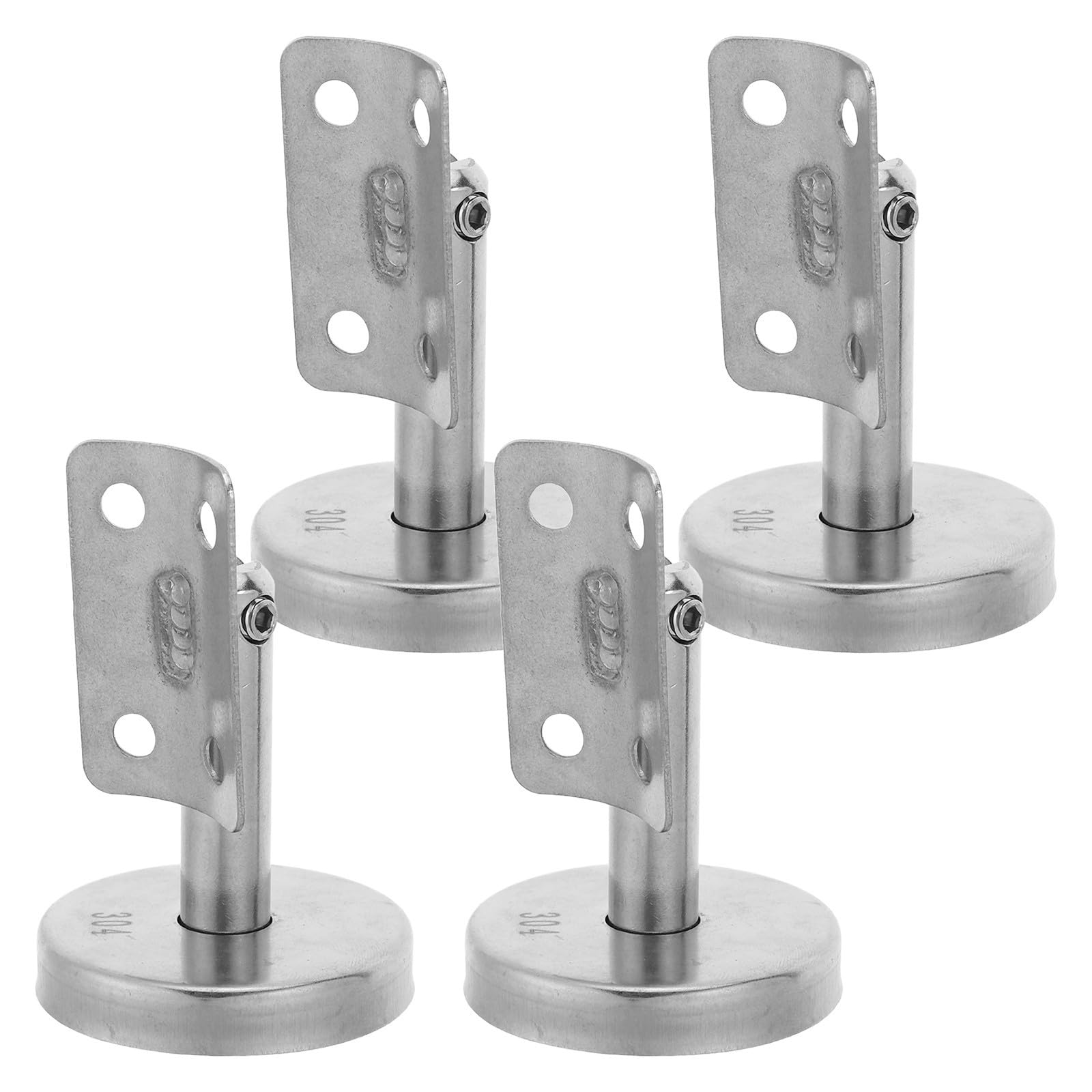 Soportes de pasamanos de acero inoxidable INOOMP con superficie lisa y base redonda robusta