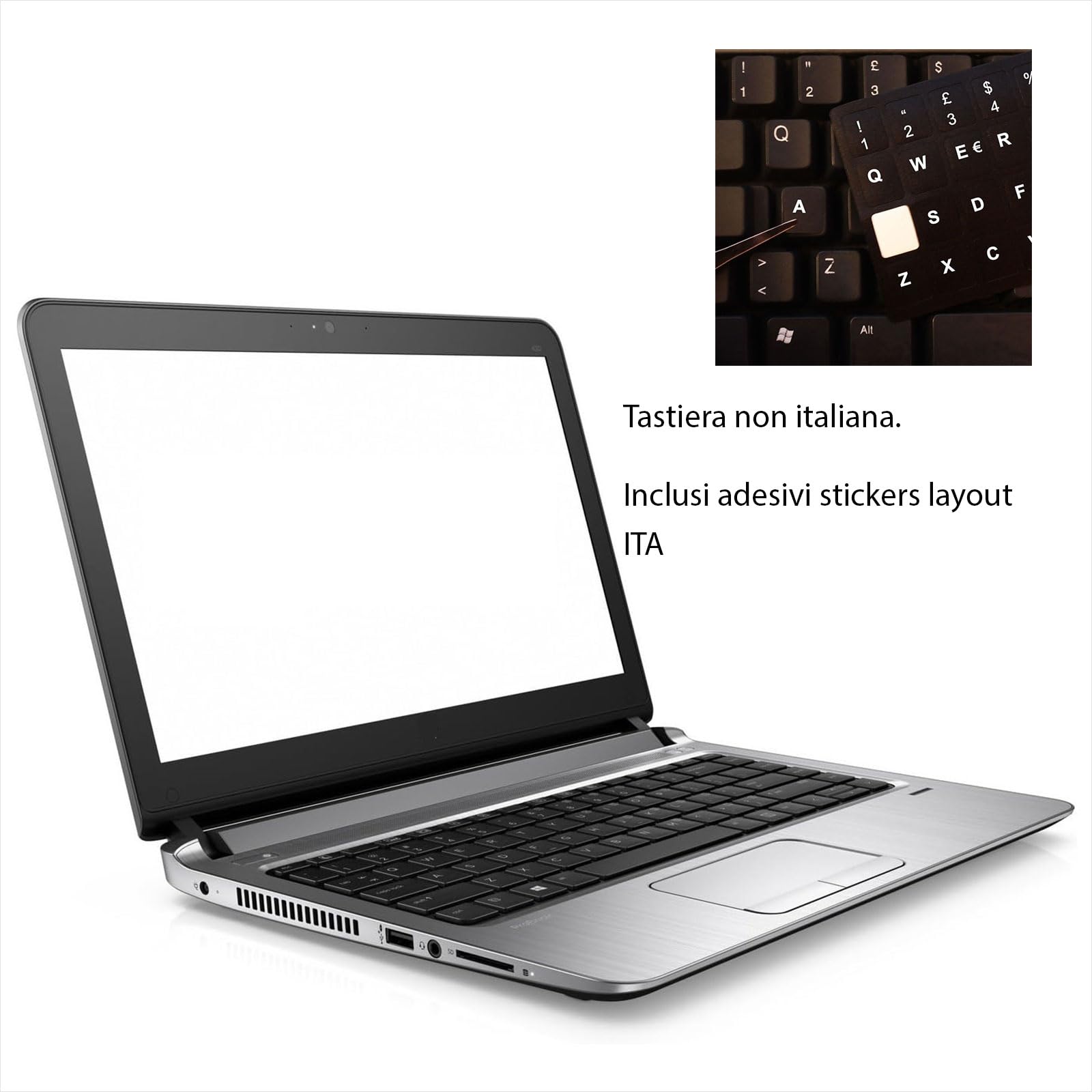 HP EliteBook Laptop PC Intel Core i5 16Gb SSD 256GB 13.3 Display WiFi BT Camera Windows 11 Pro - Dettaglio