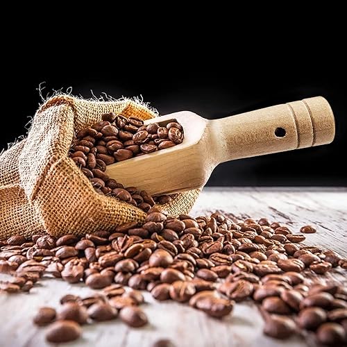 Miniatura 8 de 20 mini cucharas de madera, dos estilos y longitudes de mini cucharas se utilizan para condimentos, sal de baño, detergente en polvo, producción