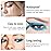evpct Blue Glitter Eyeliner Pencil for Eyes, Navy Sky Blue Metallic Shimmer Eye Liner Pencil Makeup Waterproof Smudge Proof, Colored Gel Waterline Eyeliner, Face Eye Paint Stick Halloween Makeup 09