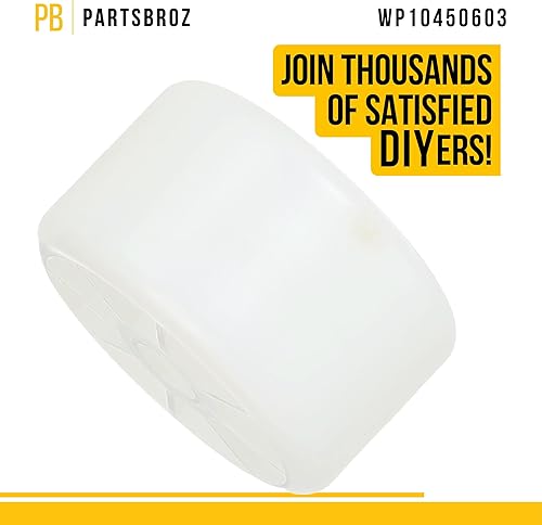 Miniatura 4 de PartsBroz WP10450603 - Rodillo para refrigerador compatible con Whirlpool Amana Maytag Kenmore Jenn-Air - Reemplaza AP6005220 PS11738235 10450603