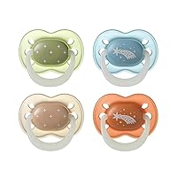 Vista 10 de Tommee Tippee - Chupete nocturno, 0-6 meses, Bolsita de silicona simétrica, sin BPA, con tecnología que brilla en la oscuridad, tonos azules pastel