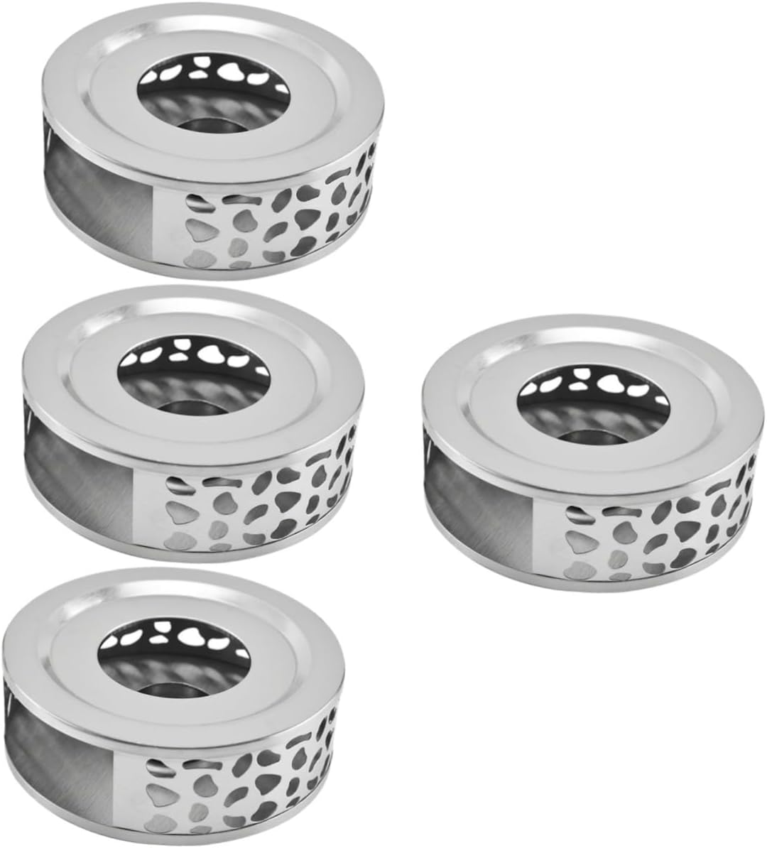 PRETYZOOM 4pcs Stainless Steel Multi-Function Tea Warmer and Coffee Heater for Home Cafe Restaurant Use Design for Performance and Versatile Heating