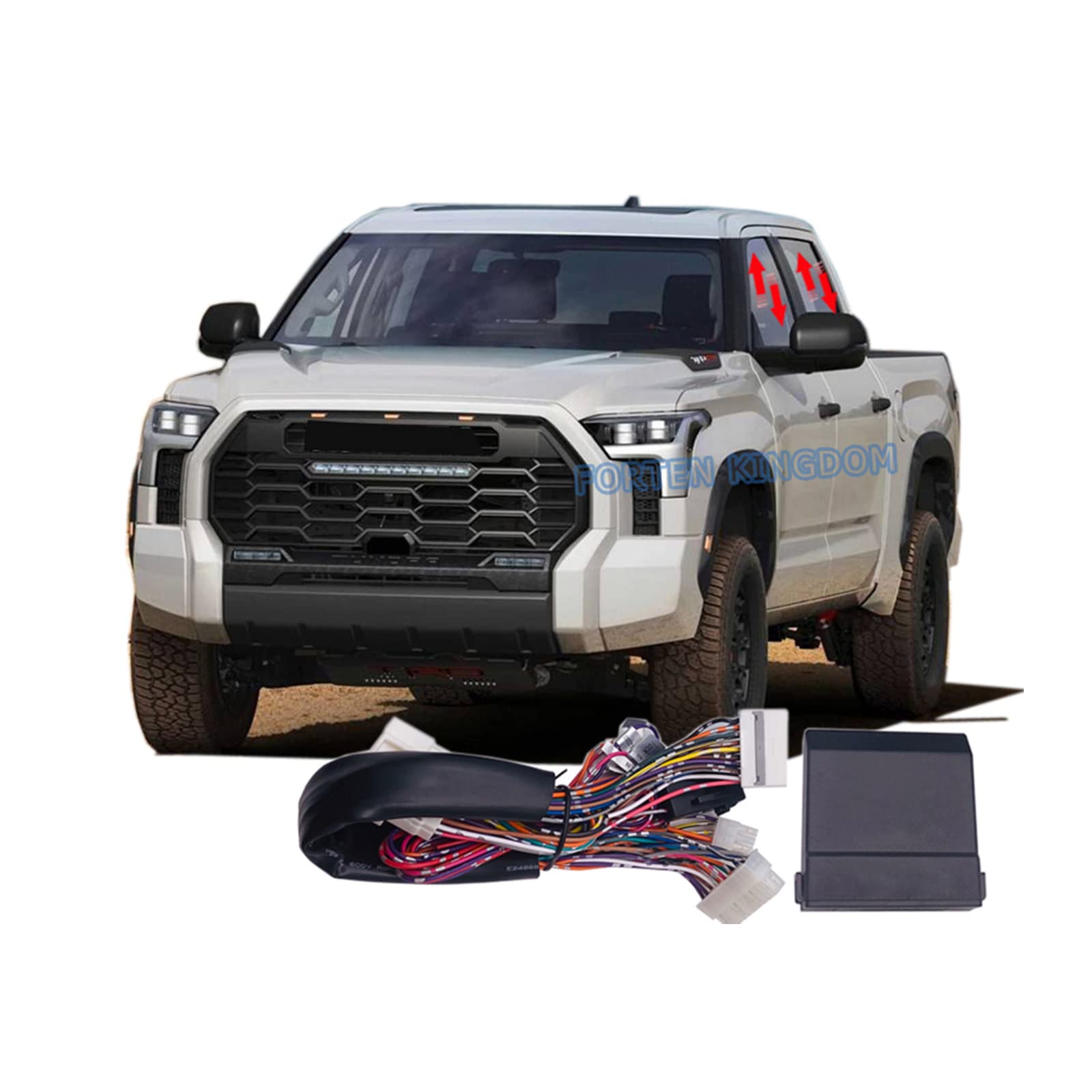 Forten Kingdom Auto Car Remote Power Window Closer Close Open Kit System Module Device For Toyota TUNDRA 2014-2021 Accessories
