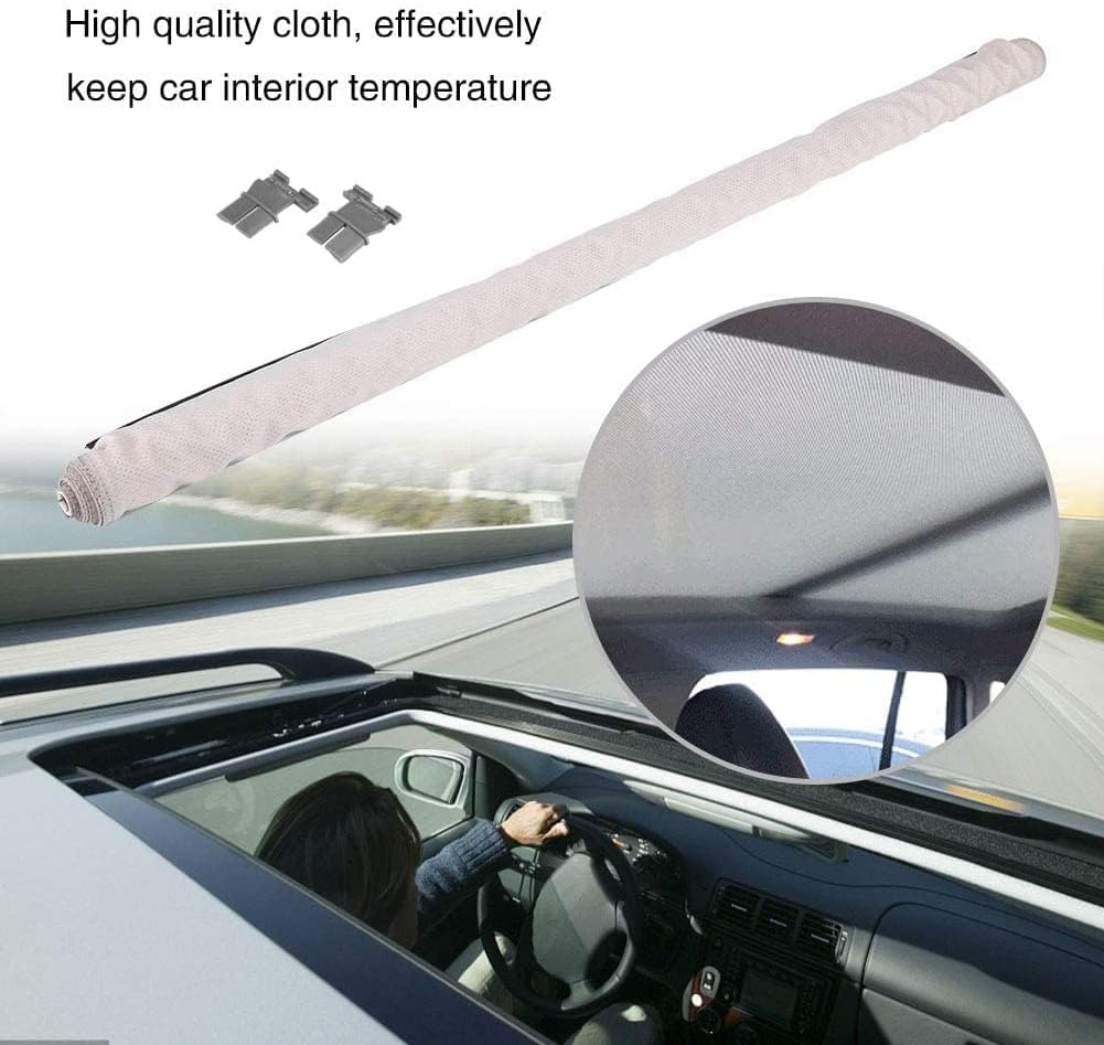 Aramox Sunroof Sunshade, Car Sunroof Sunshade Curtains Skylight Shutter for 1K9877307A (Beige)