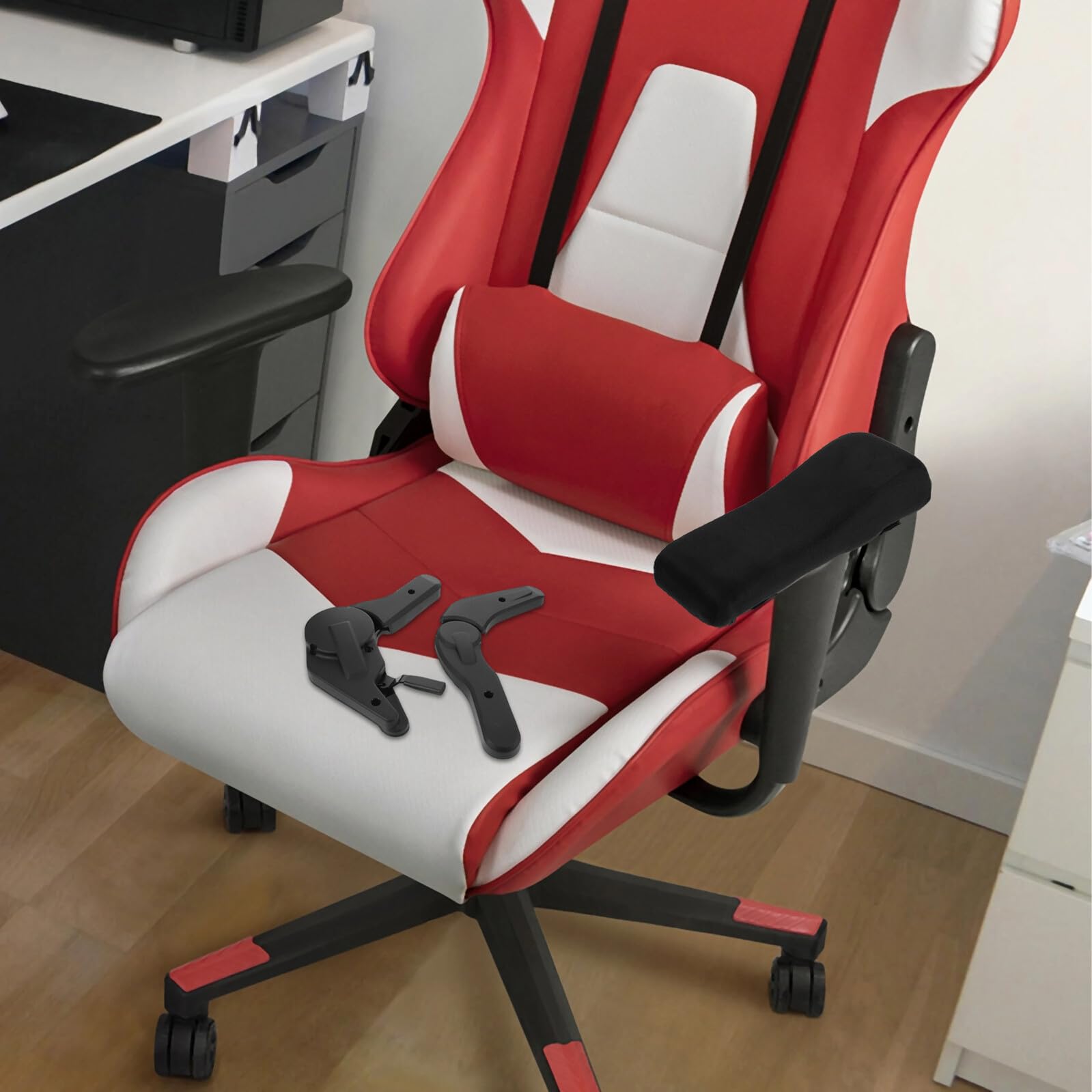 Zerodeko Ajustador de Ángulo Metálico para Silla Gaming Regulador Reclinable Multiángulo Compatible Sillas de Oficina Accesorio Silencioso y Duradero para Repuesto de Mecanismo de