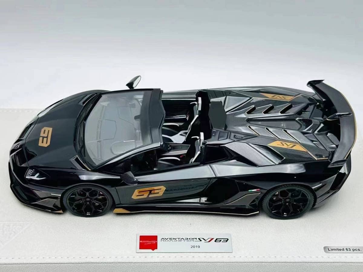 Amazon | makeup 1/18 Lamborghini Aventador SVJ 63 Roadster Bright