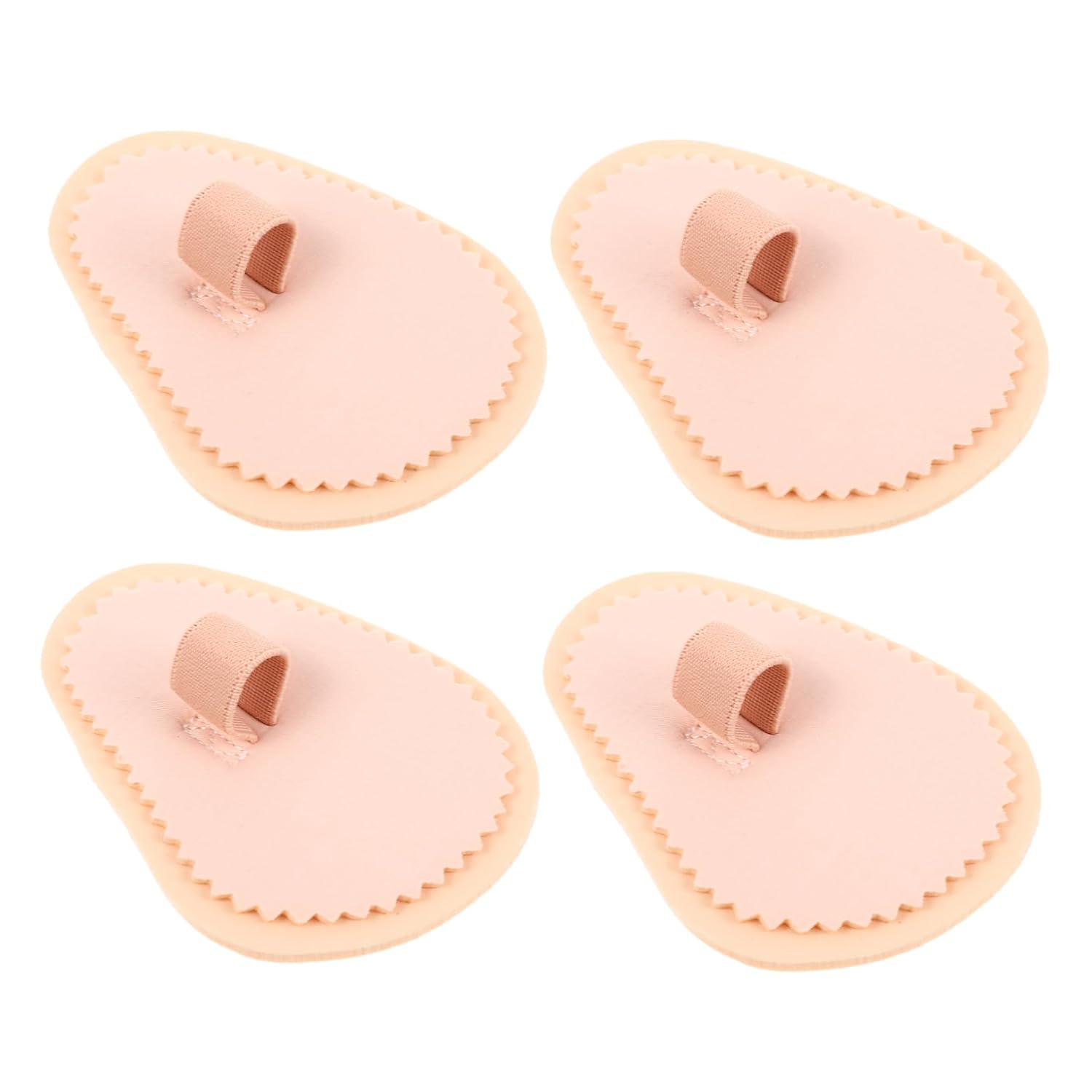 4pcs Hallux Correctors Practical Forefoot Toe Separators for Elastic Design for Comfort and Support for Bunion and Toe Alignment
