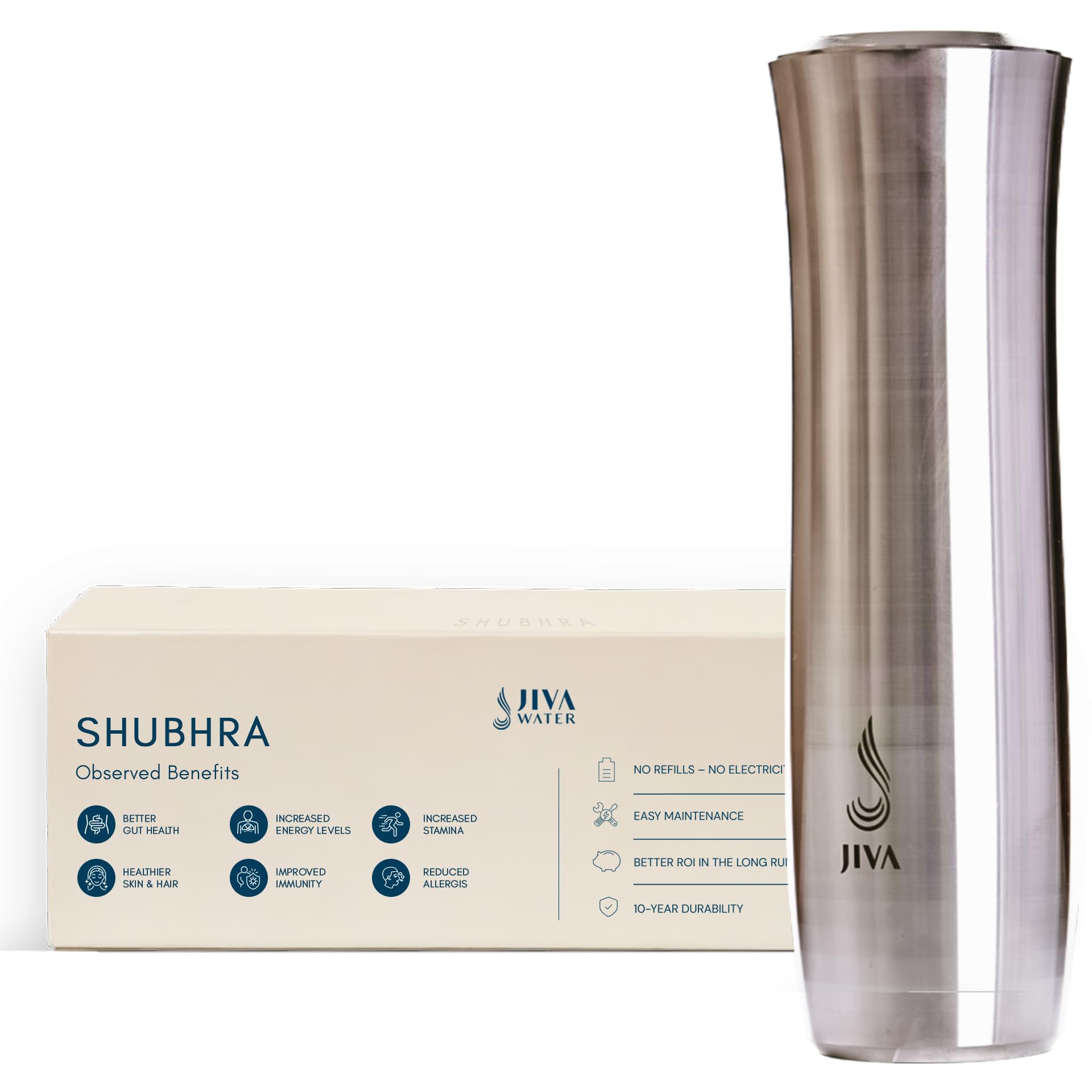 Jiva Water Device – Shubhra | Energized Water System for Better Hydration & Plant Health | Easy Installation in Home Water Tank or Terrace Garden-image-47