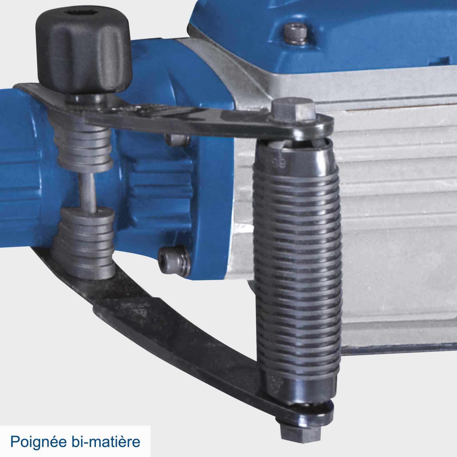 Scheppach Marteau de démolition AB1600 | Marteau perforateur | Marteau piqueur | 1600W | 50 joules | Avec fixation hexagonale Ø30mm | Burin pointu, plat et coffret métallique inclus