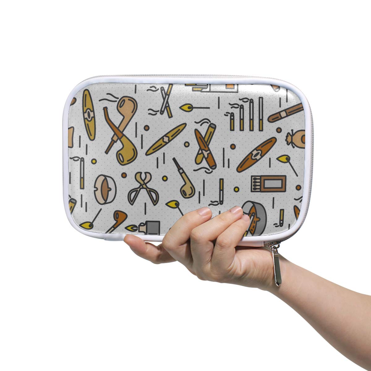 Toiletry Bags for Women Cigarette Smoking Enjoy Womens Toiletry Bag Cosmetic Bags Small Multifunctional Custom Pencil Case for Men Women