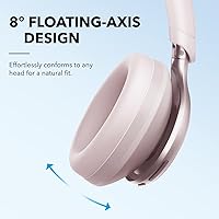 Vista 6 de Soundcore by Anker, Space One, Active Noise Cancelling Headphones, 2X Stronger Voice Reduction, 40H ANC Playtime, App Control, LDAC Hi-Res Wireless