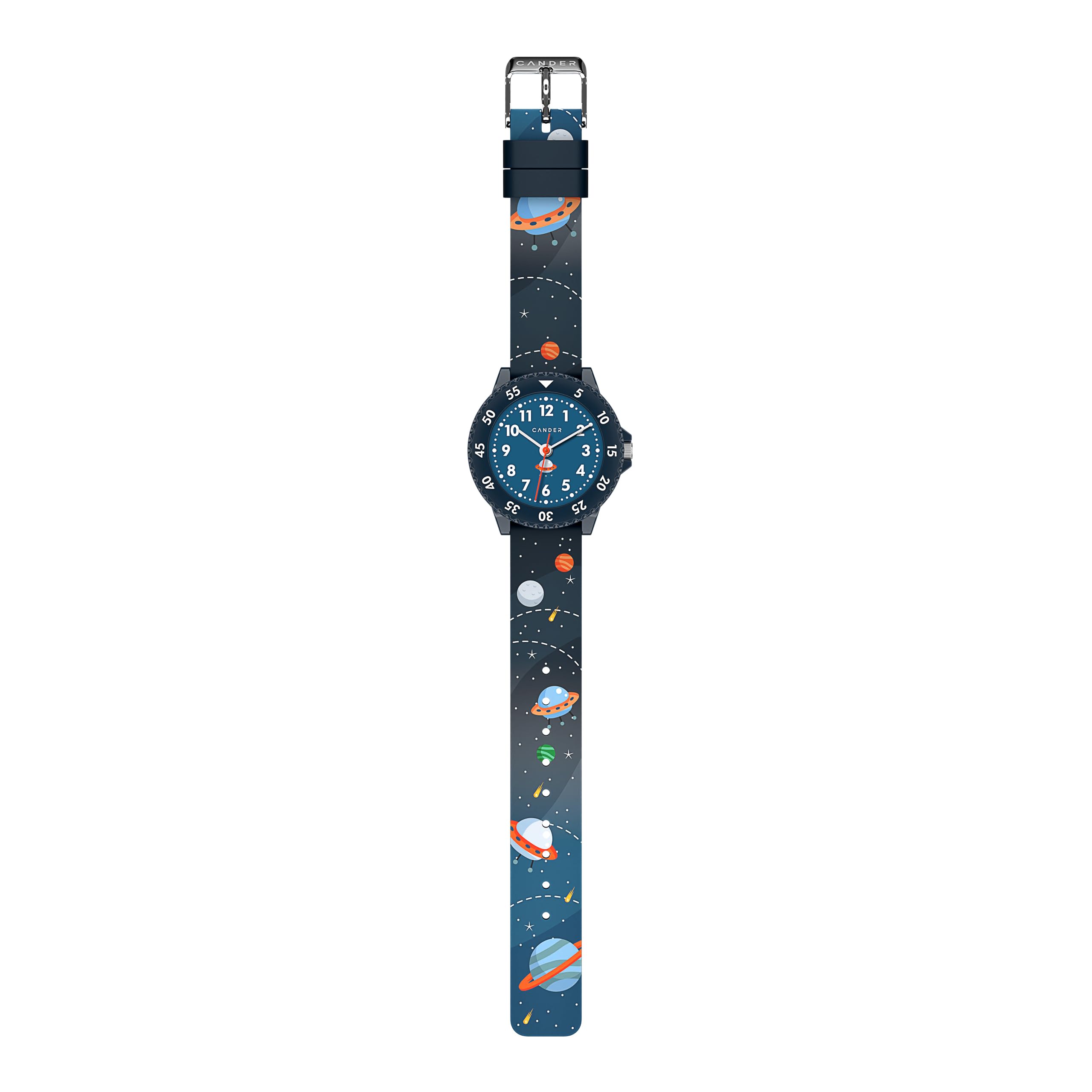 Cander Berlin MNA 1630 A Montre pour enfant étanche 3 ATM Montre d'apprentissage analogique pour garçons et filles, bracelet