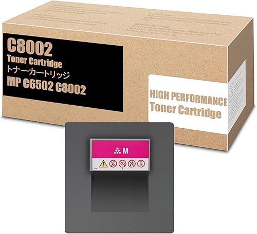 Cartuchos de tóner compatibles de repuesto para Ricoh MP C8002 (842083 842084 842085 842086), funciona con impresora MP C6502 C8002, color magenta