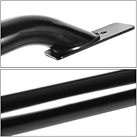 Vista 3 de Auto Dynasty Par de barras laterales para camiones de acero suave negro compatibles con C/K/Silverado/Ram, cabina de cama larga de 8 pies