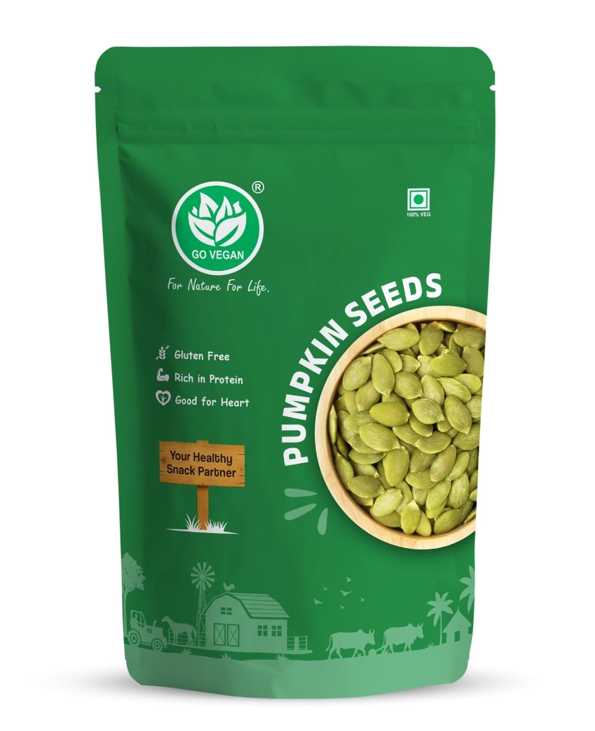 Go Vegan Pumpkin Seeds, 250g