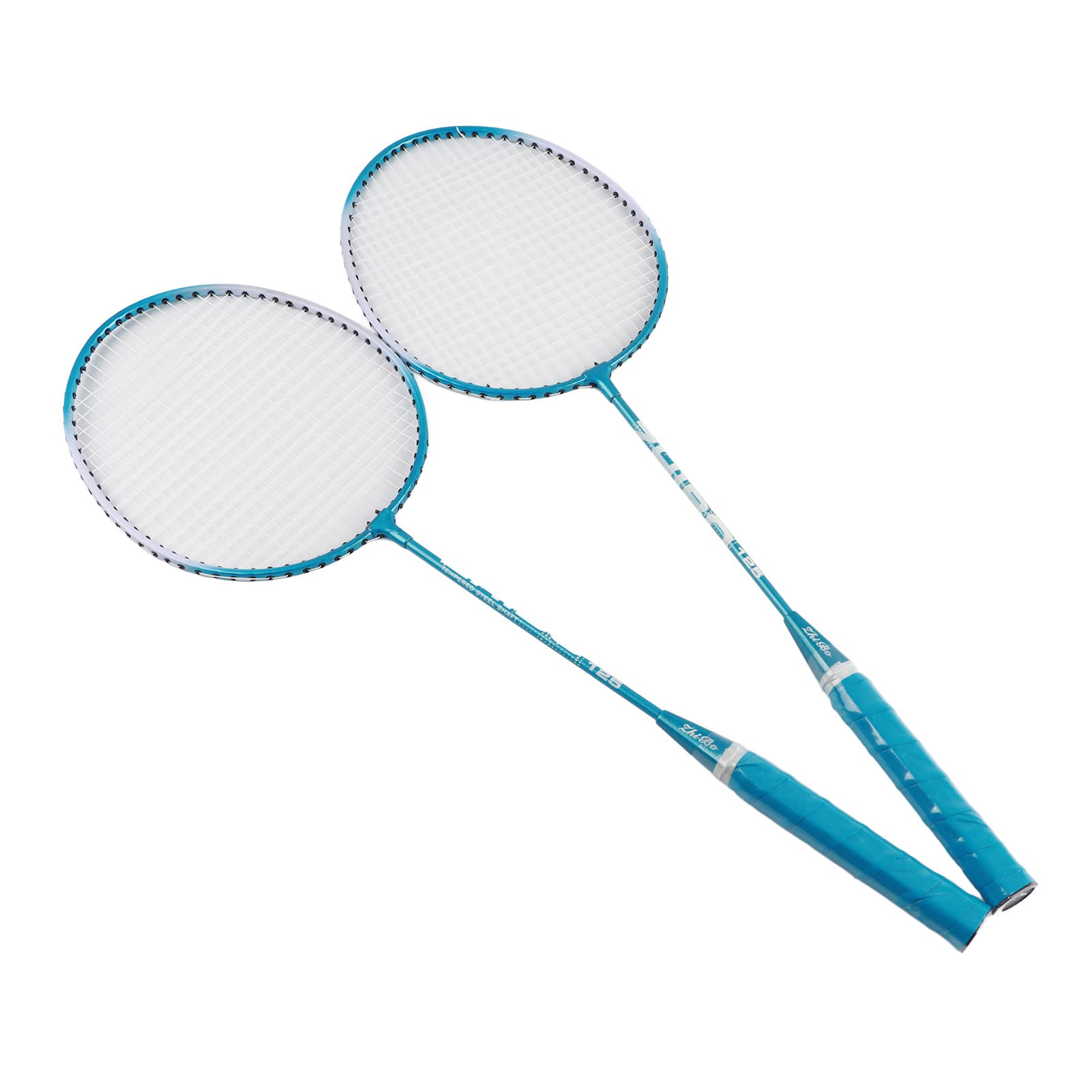 Paire De Raquettes De Badminton Légères Débutants - Cadre Alliage, 670 Mm, Avec 3 Volants Et Sac - 3
