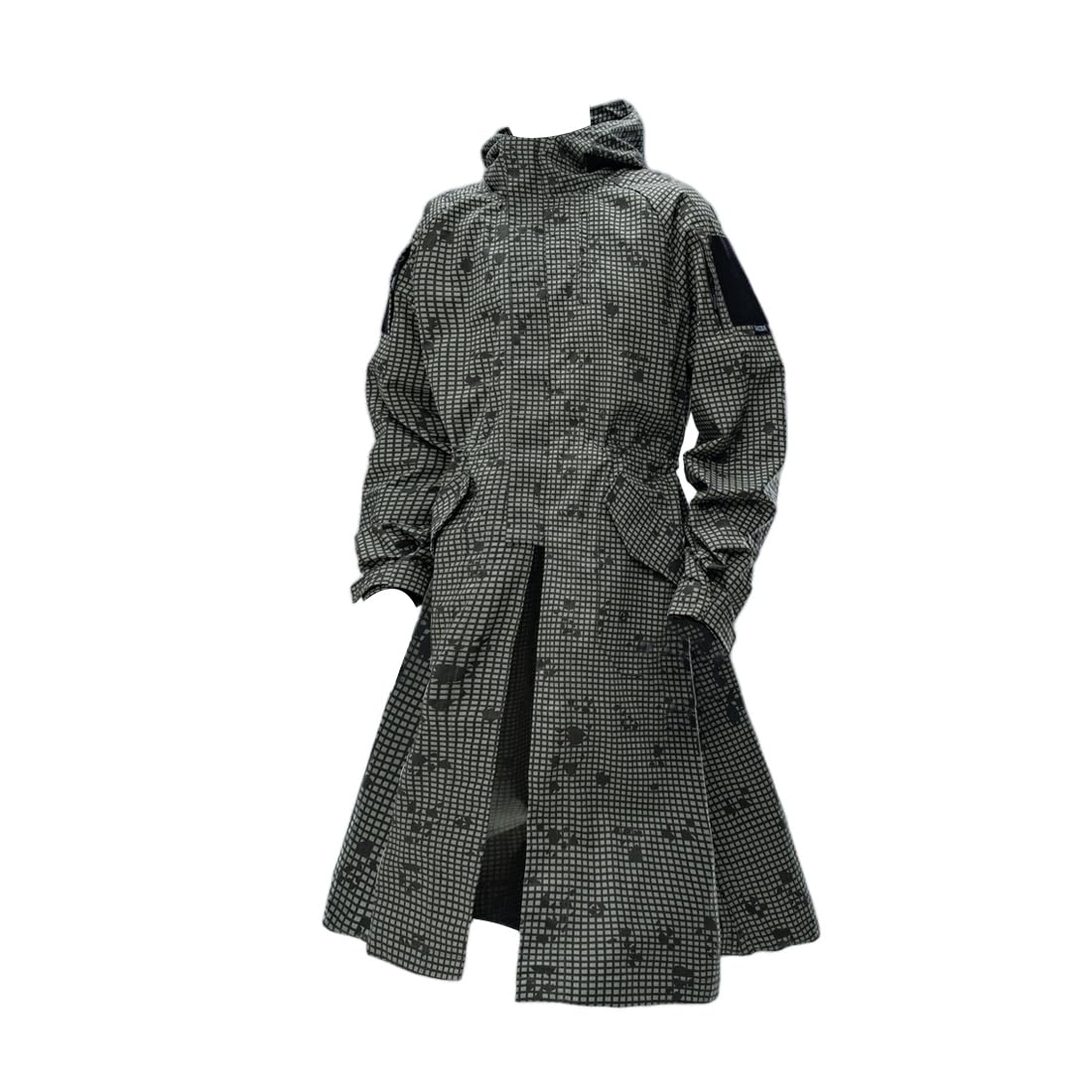NULA TRN BAC Outdoor Uomo Cappotto di allenamento tattico per adulti, Attrezzature tattiche Giacca Cappuccio Combattimento Militare Cappotto Lungo Per Airsoft, Escursioni & Gioco di ruolo (S)