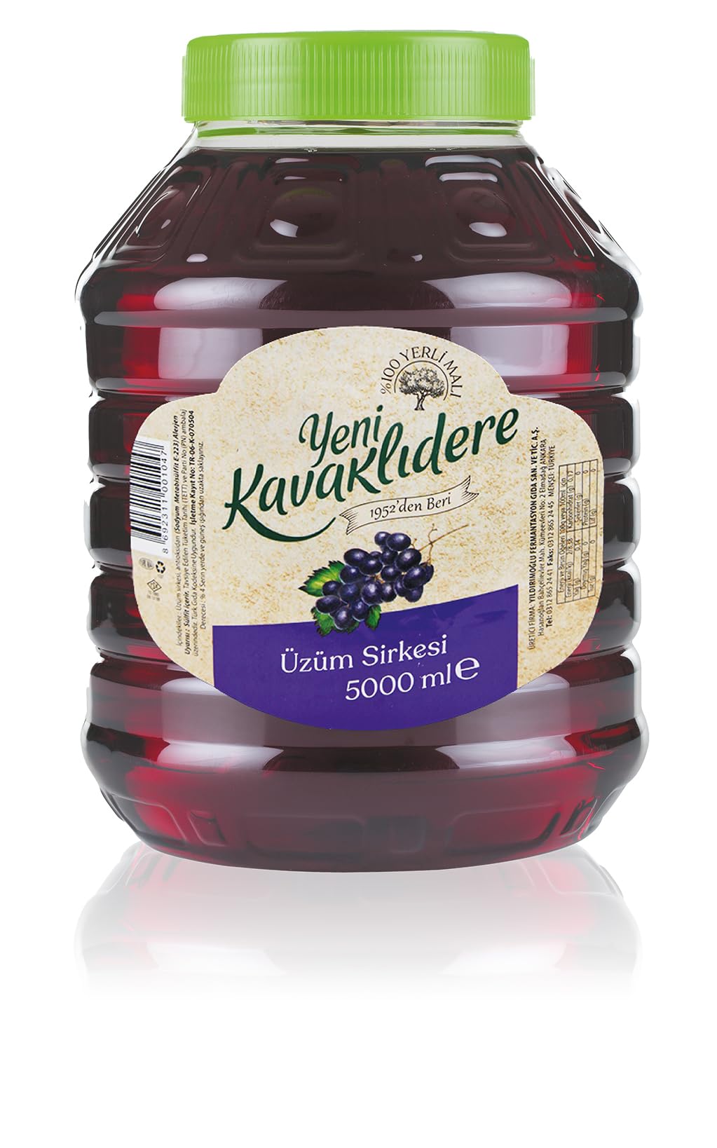 Yeni Kavaklıdere Üzüm Sirkesi 5000 ml