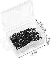 Vista 3 de Hotop 200 ganchos para adornos de Navidad, ganchos de alambre de metal, ganchos para adornos de árbol de Navidad con caja de almacenamiento