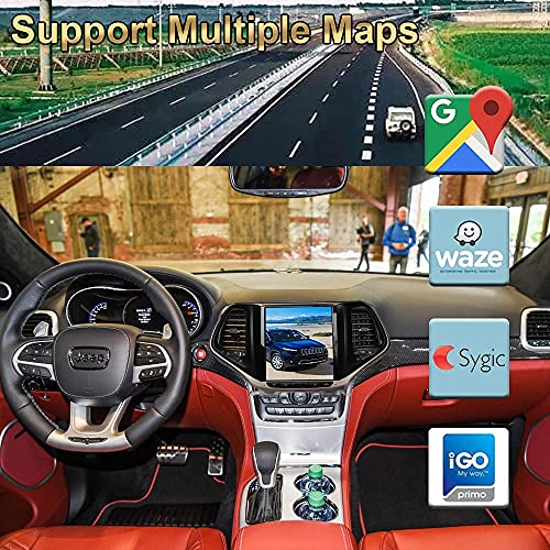 JiaLG Android Tesla Style Screen Navegação GPS para carro para Jeep Cherokee 2014-2021 reprodutor de